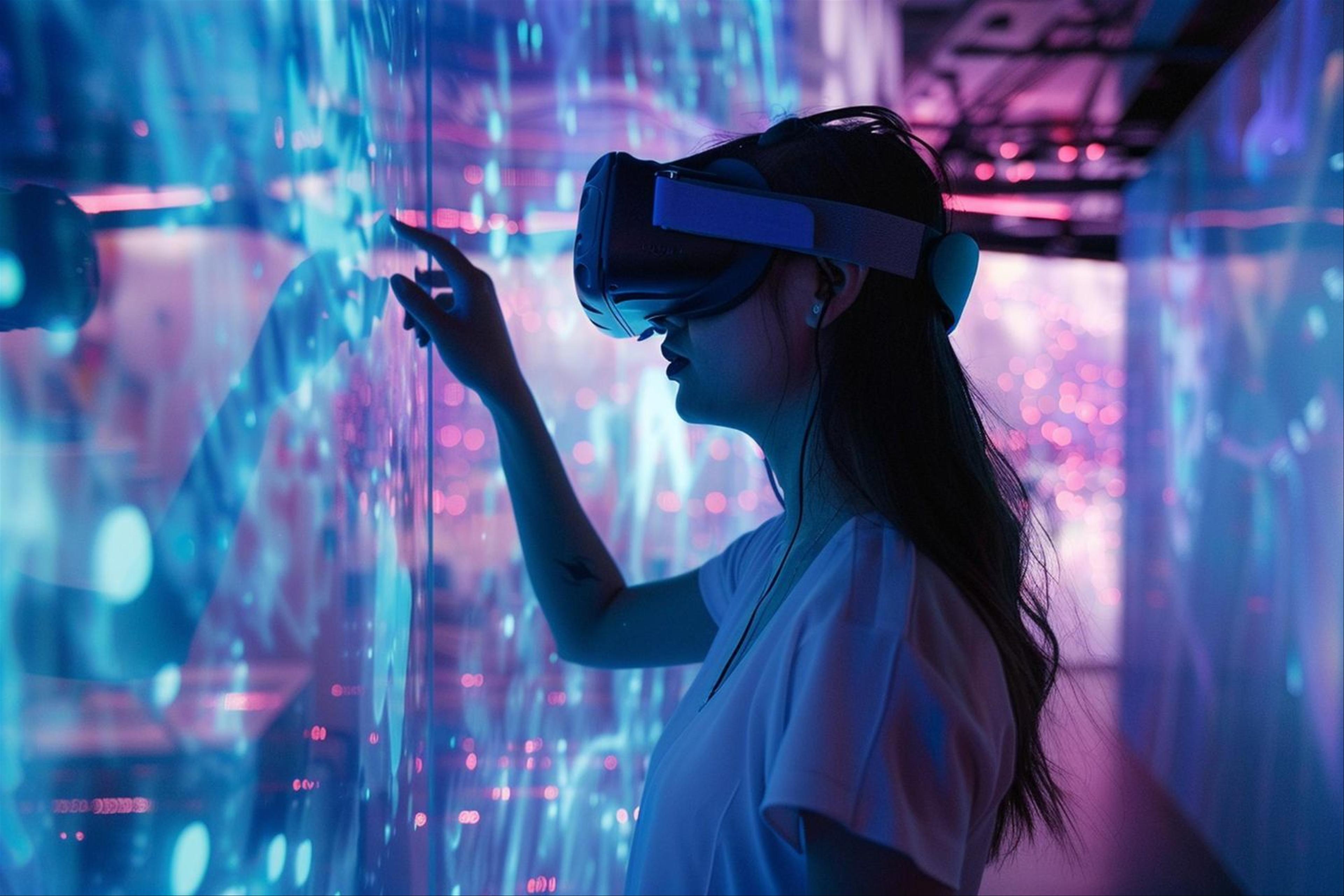 Virtual reality experiences inside the store