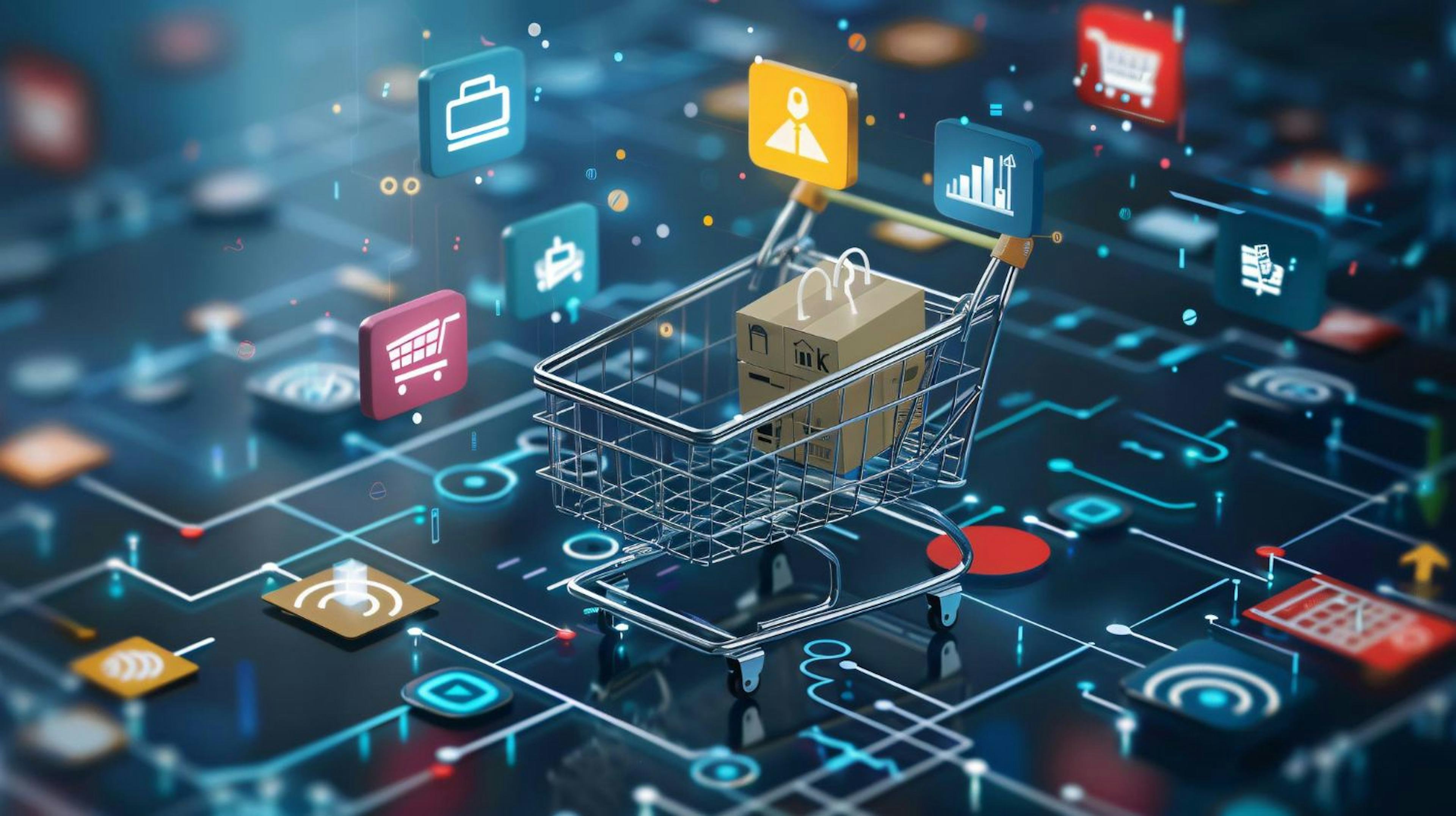 Omnichannel technology in online retail businesses integrates multichannel marketing